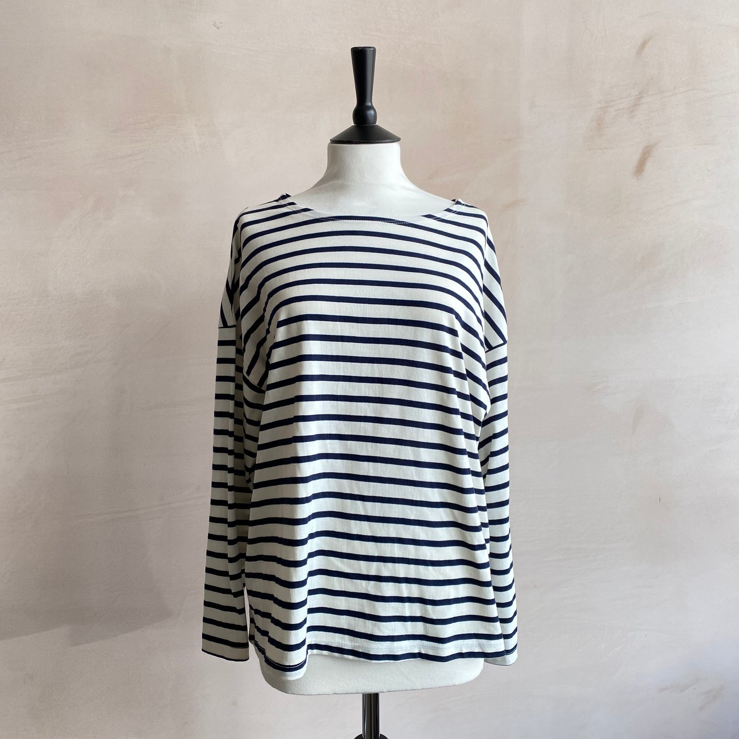 Breton Stripe Long sleeve T-shirts Navy