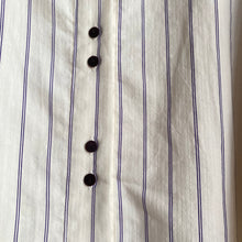 Stripe double button shirts