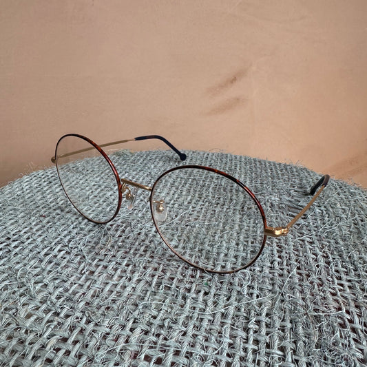 Effie st VERYNERD Sunglass turtle shell frame x clear lens UV400