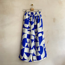 Geometrical Trousers - Blue -