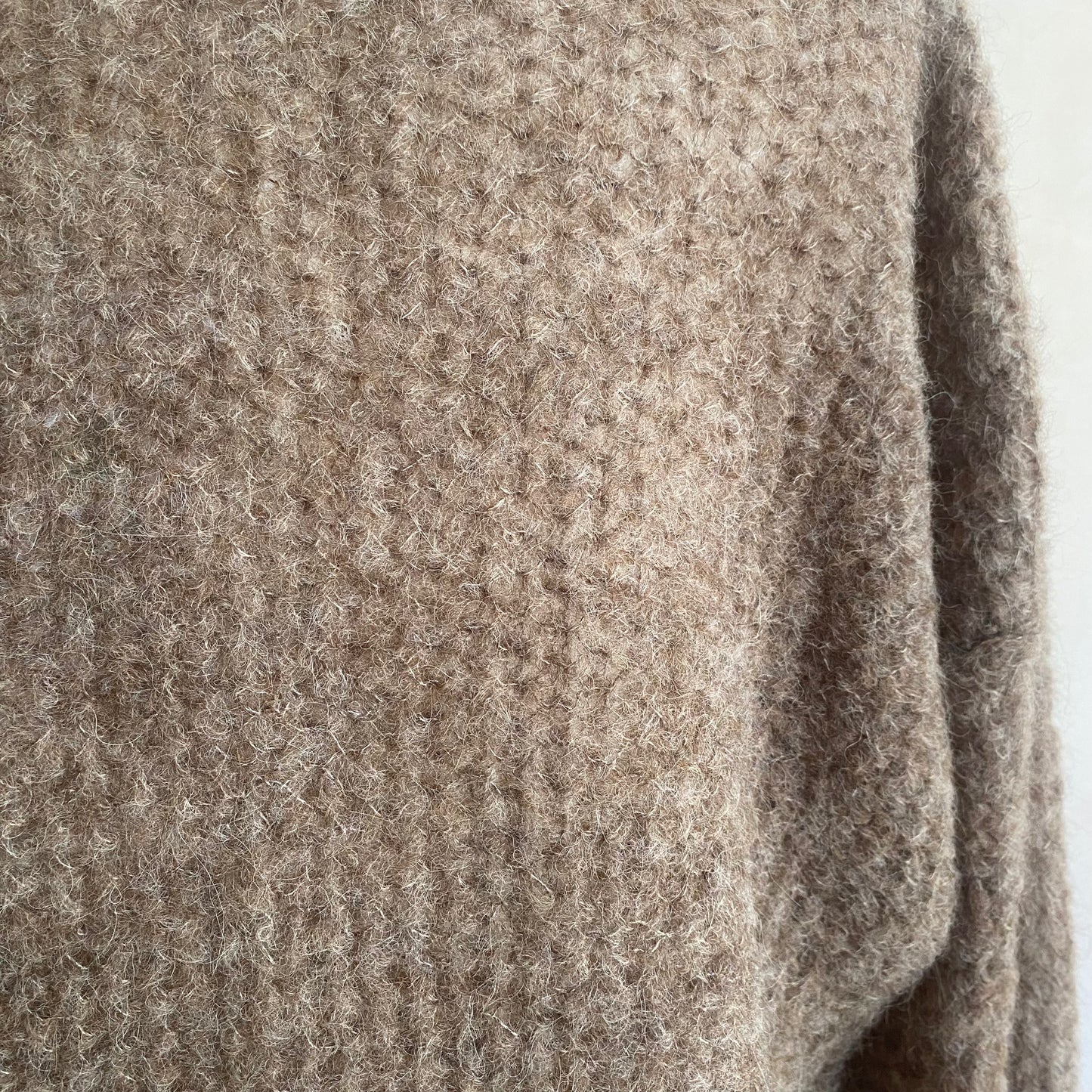 Brigette Loom v-neck Knitwear - Taupe -