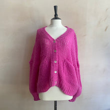 Emma Light Cardigan - Fuchsia -