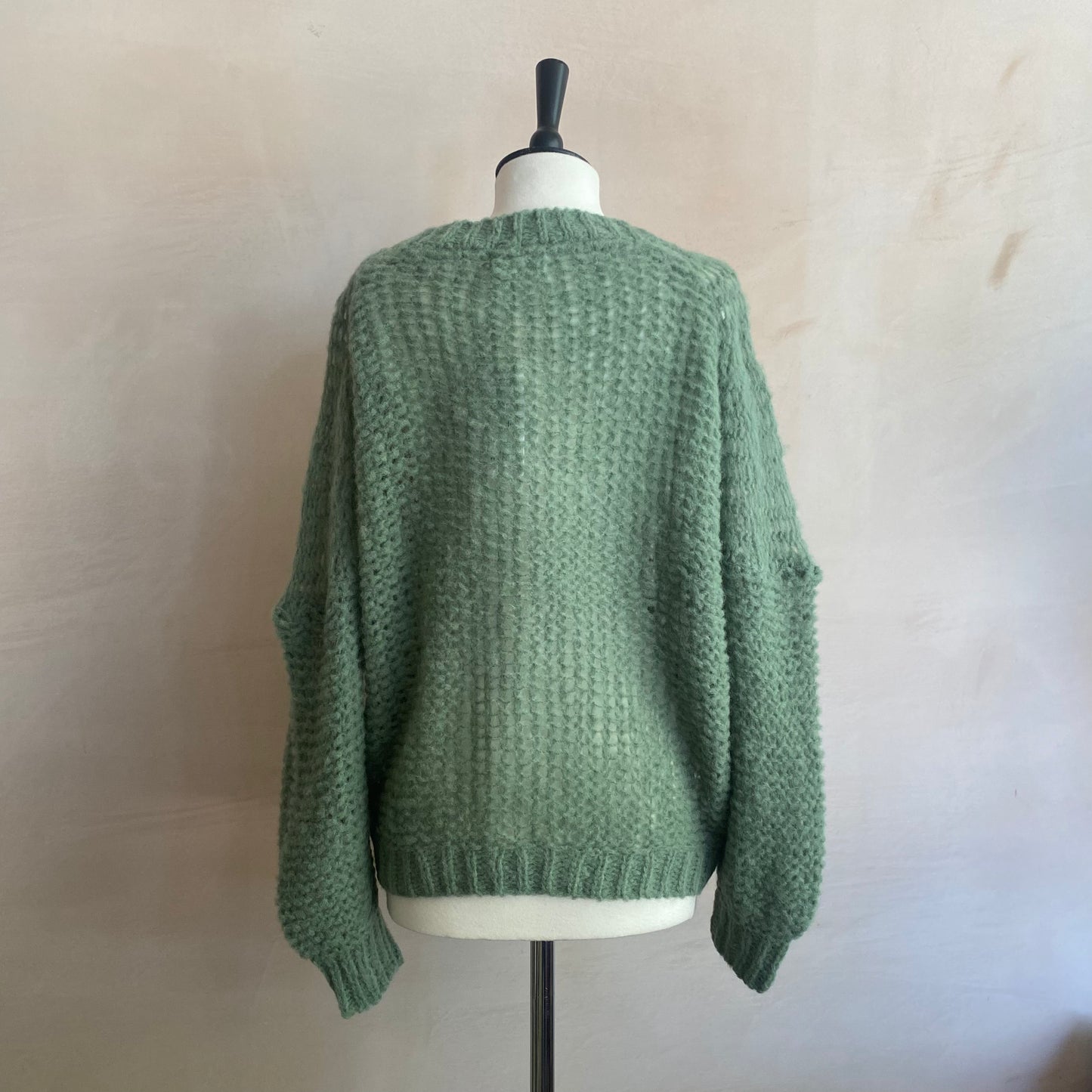 Emma Light Cardigan - Forest Green -