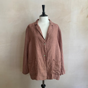 Linen JK - Rose Pink -