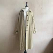 Single breasted trench coat -Beige-