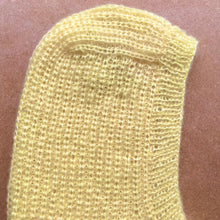 Hand Knitted Mohair Gradient Balaclava -Yellow- by Chung Rowe