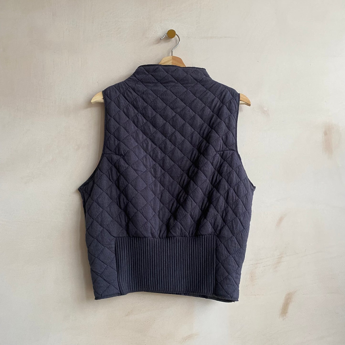 Quilting high neck vest