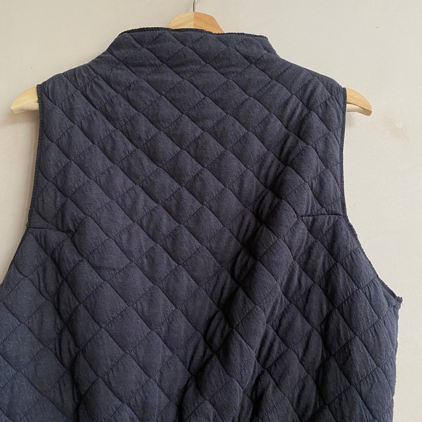 Quilting high neck vest