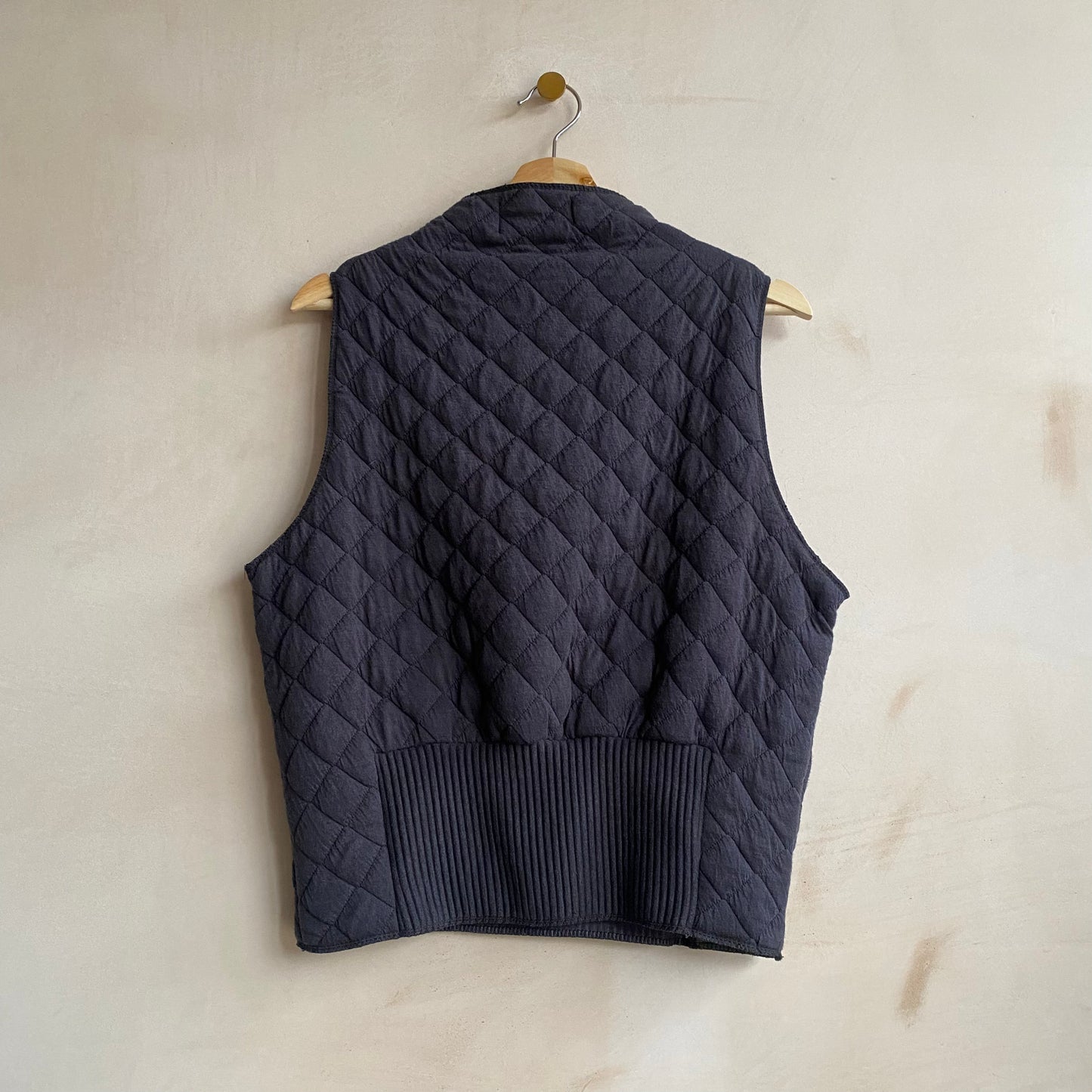 Quilting high neck vest