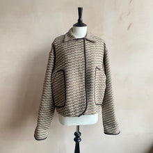 Chunky Winter Jacket -Brown Mix- by Chung Rowe