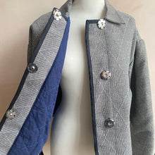 Chunky Winter Jacket -Blue- by Chung Rowe