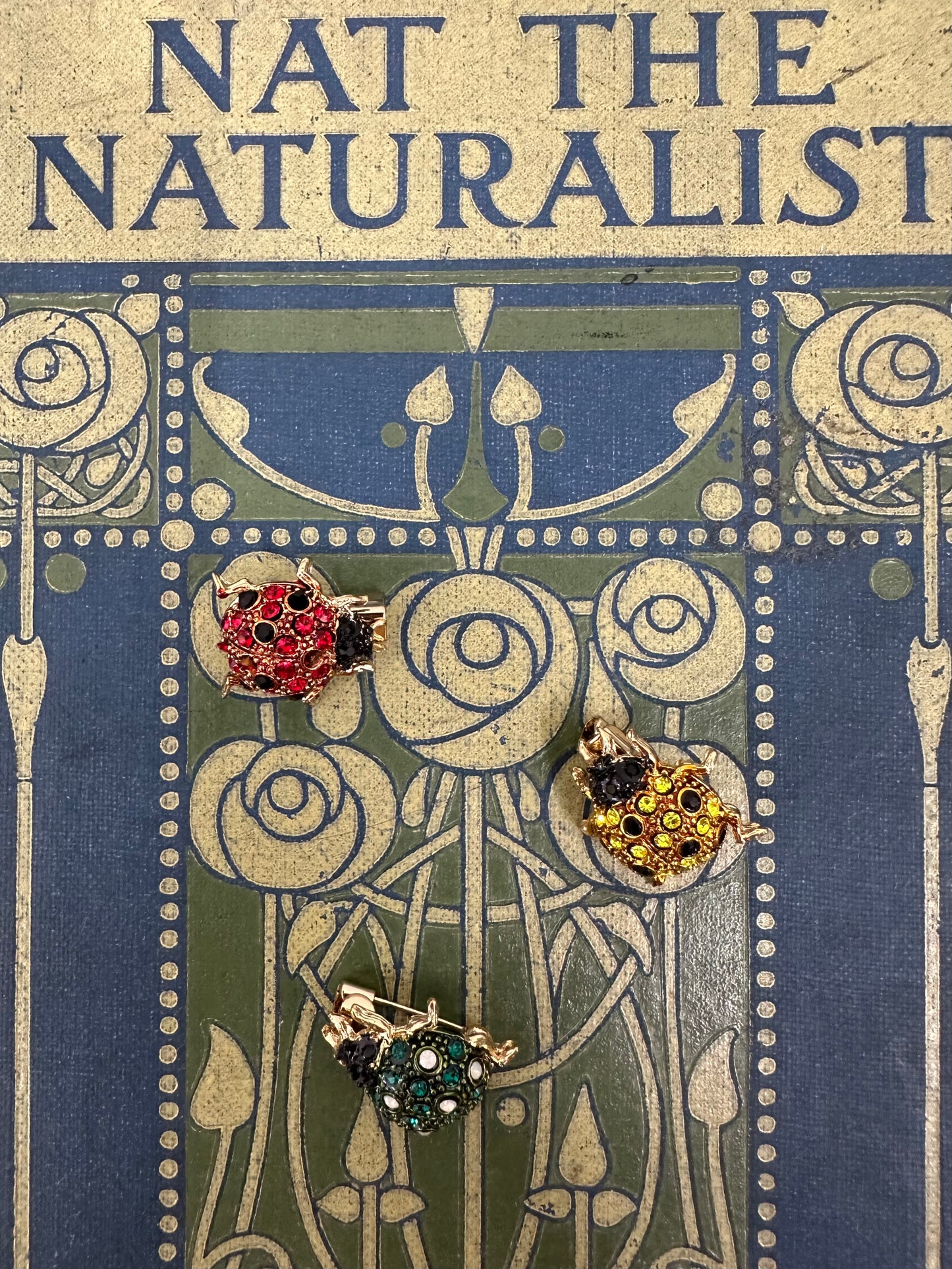 Ladybird mini brooch