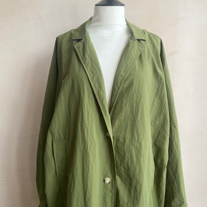 Summer light long Coat -Khaki-