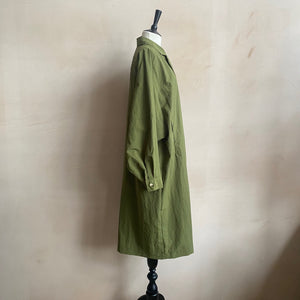 Summer light long Coat -Khaki-