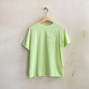 Mini pocket T -Lime green-