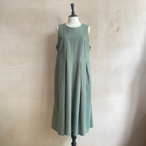 Tuck Long dress -Mint-