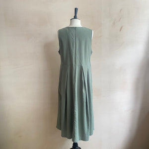 Tuck Long dress -Mint-