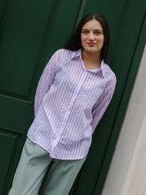 Candy Stripe shirts -Purple-