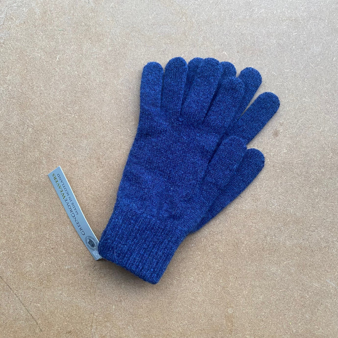 Green Grove Weavers Gloves Lambswool gloves -Denim-