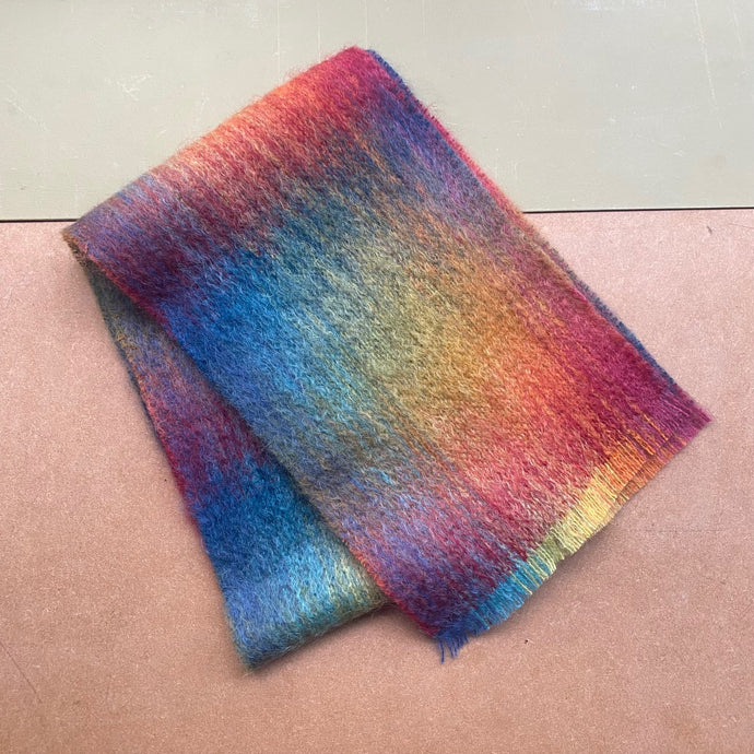 Mohair scarf By Green Grove Weavers -hue-