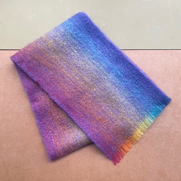 Mohair scarf By Green Grove Weavers -lavender-