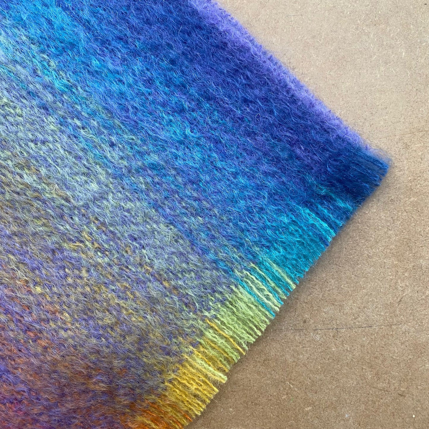 Mohair scarf By Green Grove Weavers -lavender-
