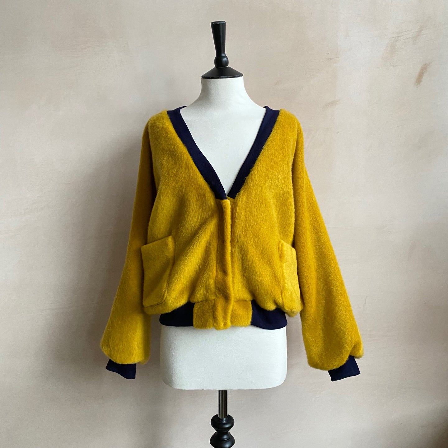 MOHAIR WOVEN Jackets Yellow by Chung Rowe