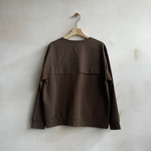 BIG POCKET TOPS -Brown-