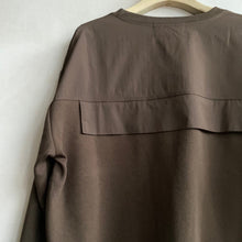 BIG POCKET TOPS -Brown-