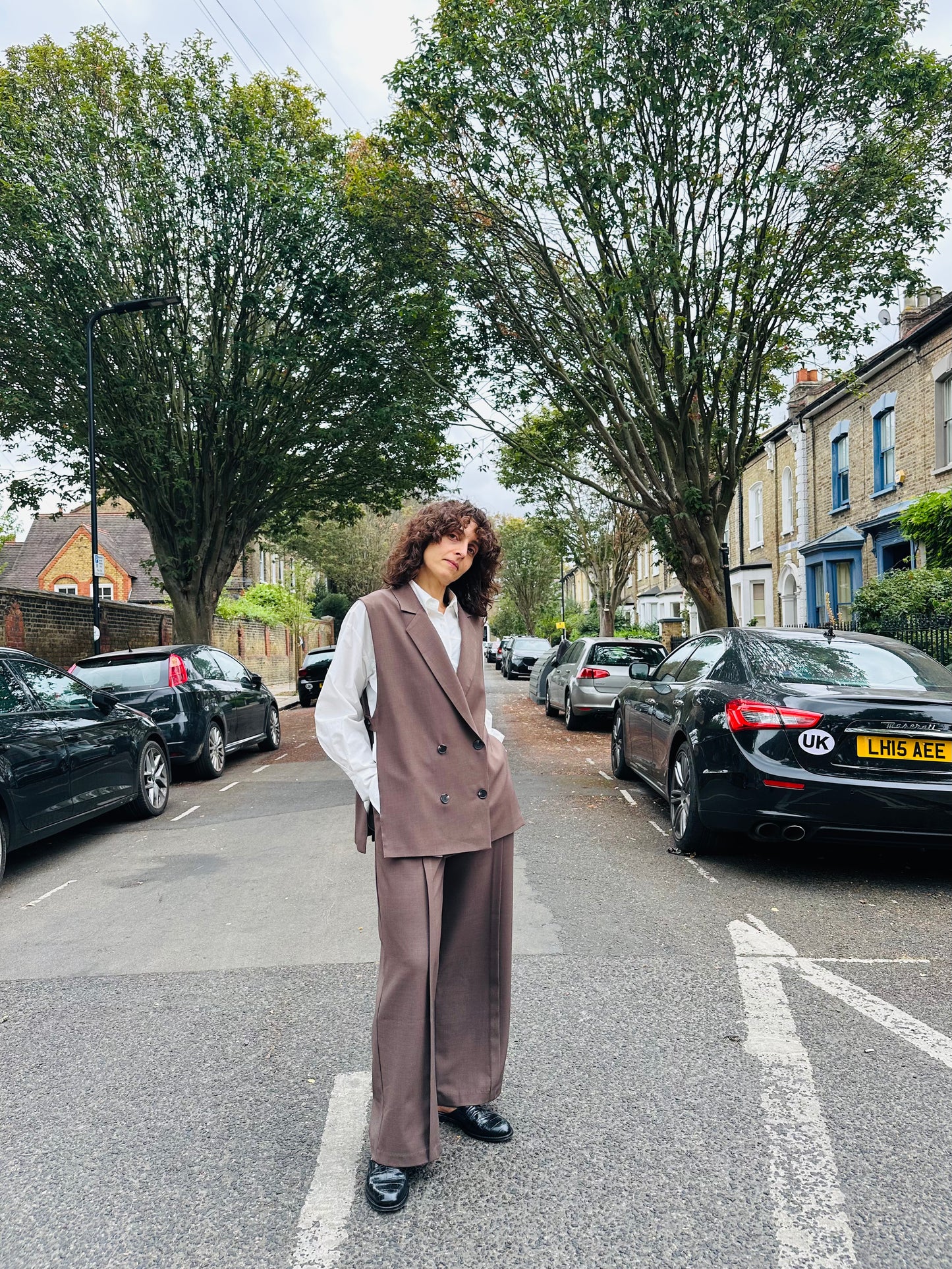 Side pleated Trousers