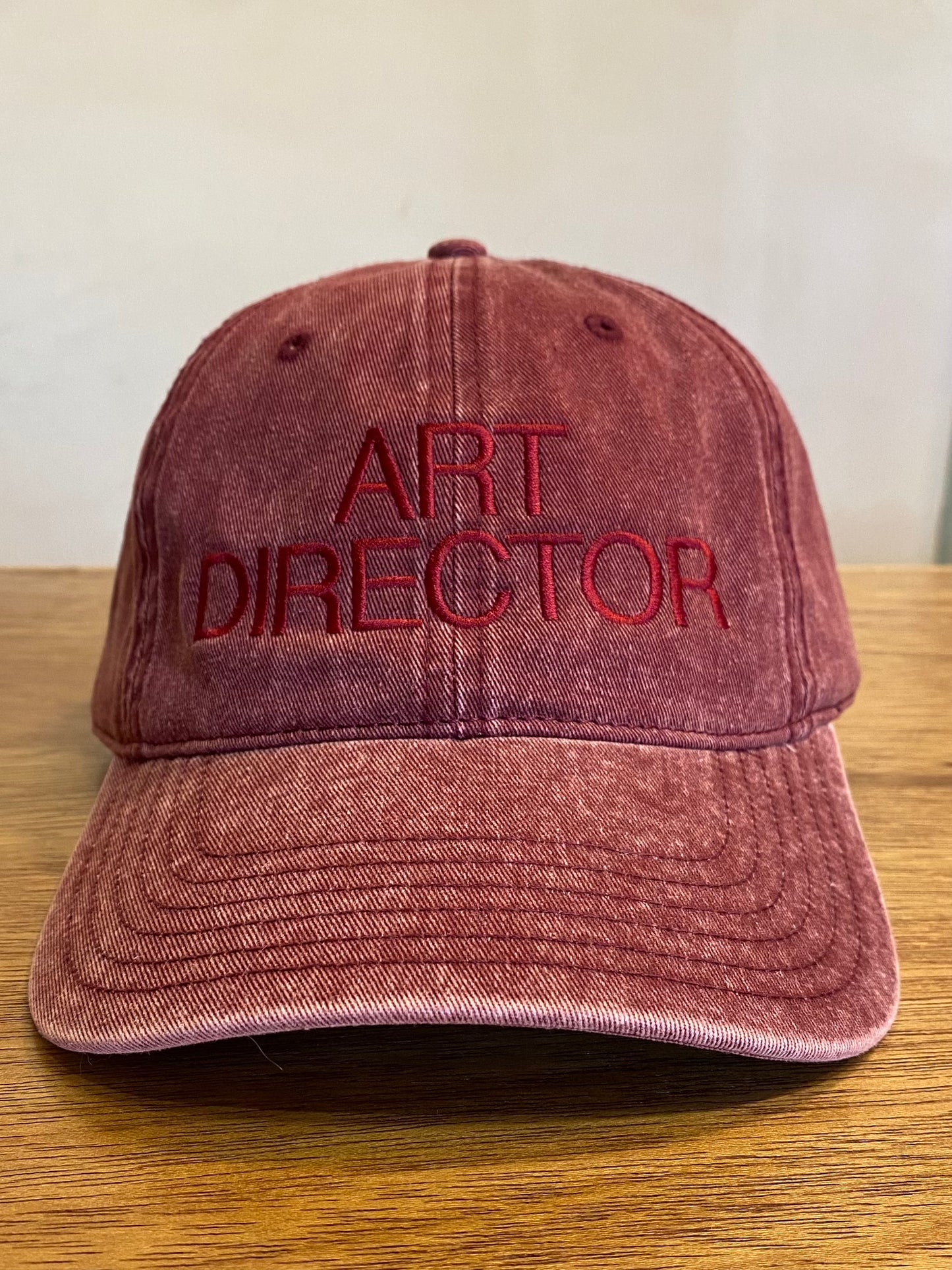 Art Director -Maroon with Red stitch- by kikina