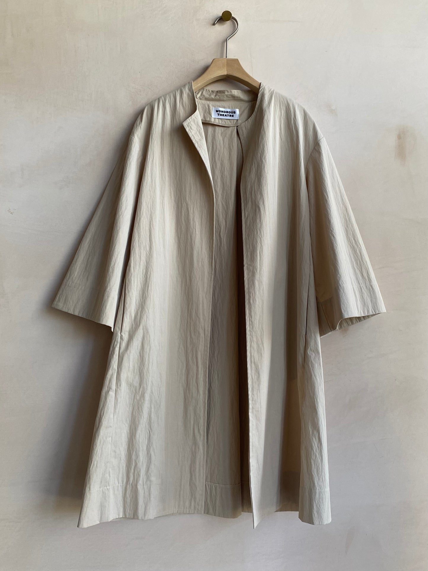 Open Coat -Beige-