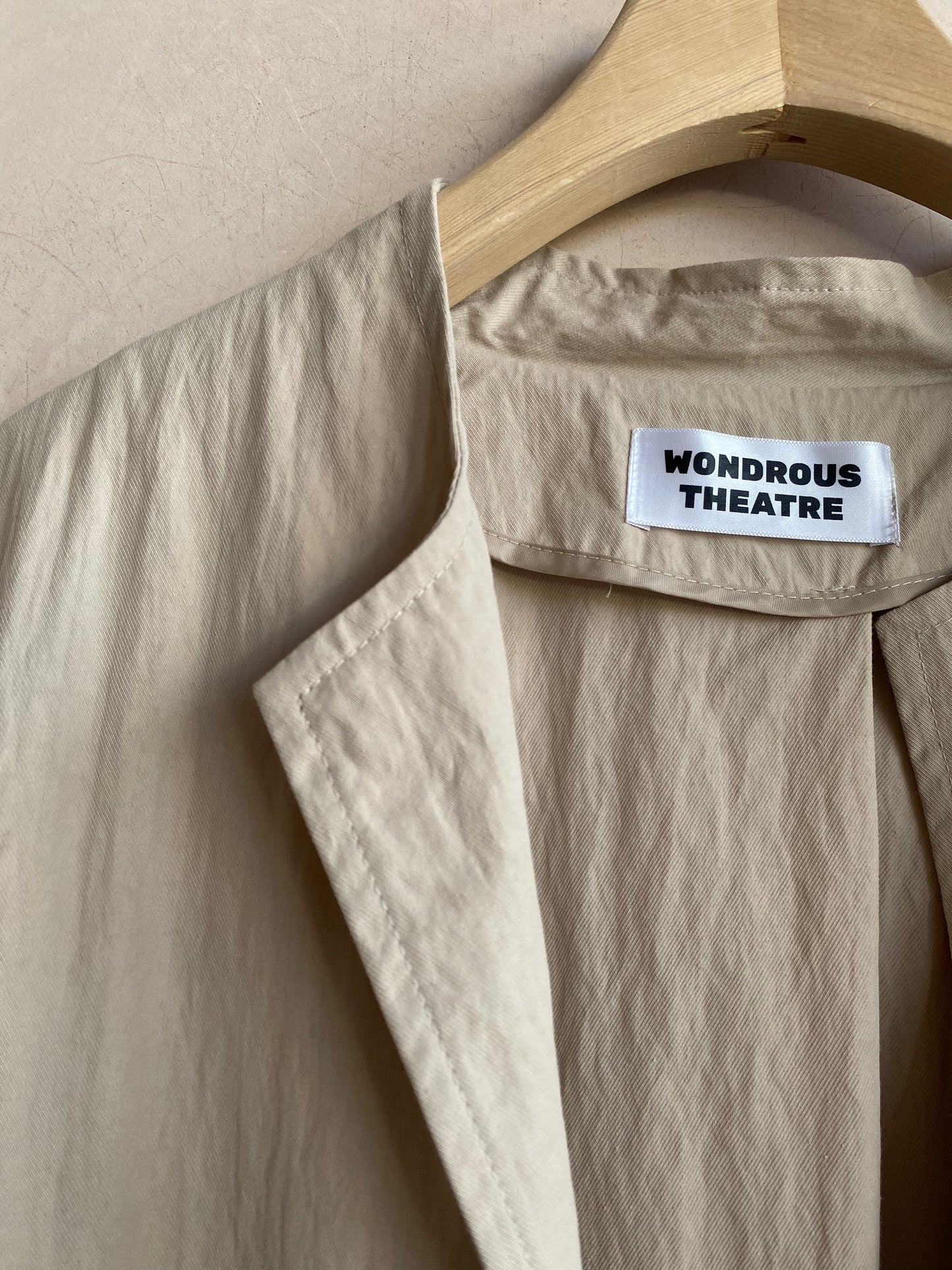 Open Coat -Beige-