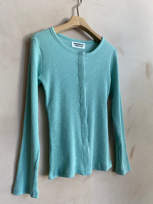Rib cotton hook CD -Mint-