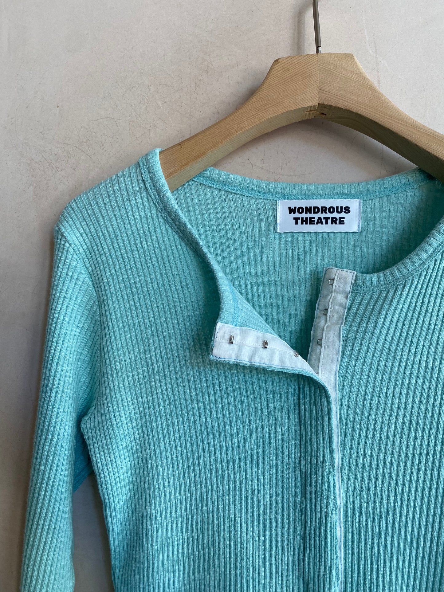 Rib cotton hook CD -Mint-