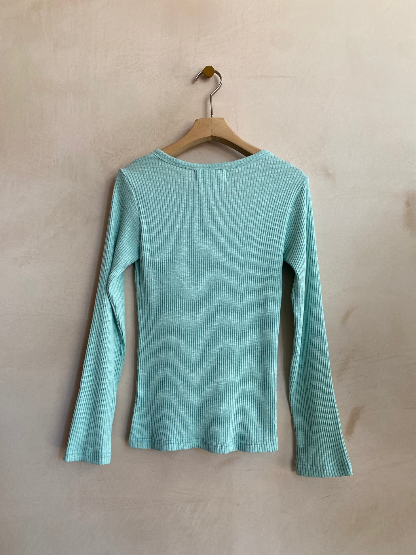 Rib cotton hook CD -Mint-