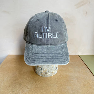 Retired Cap -Washed Grey- by kikina