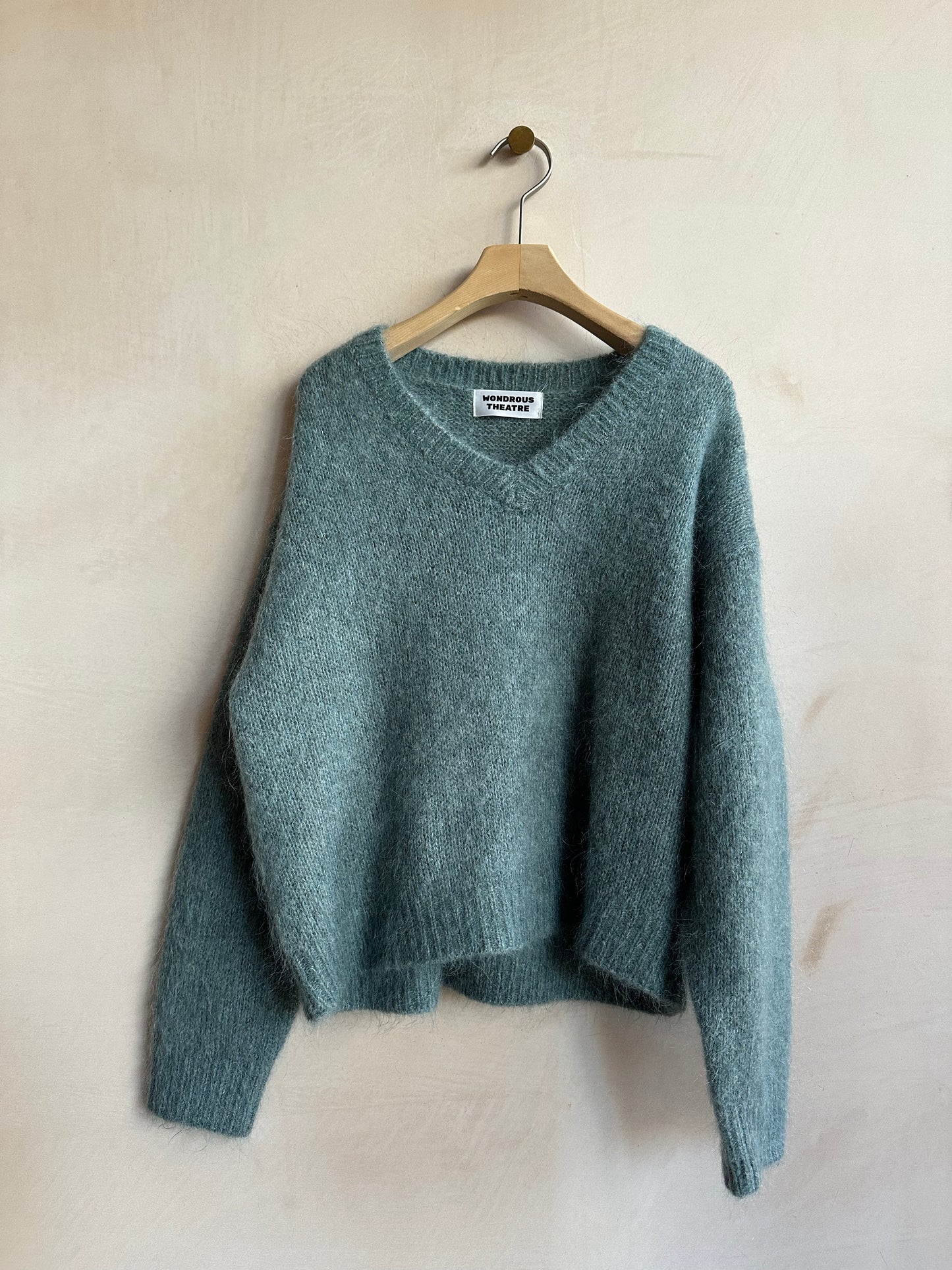 V neck Wool&Mohair Knit -Bluemint-