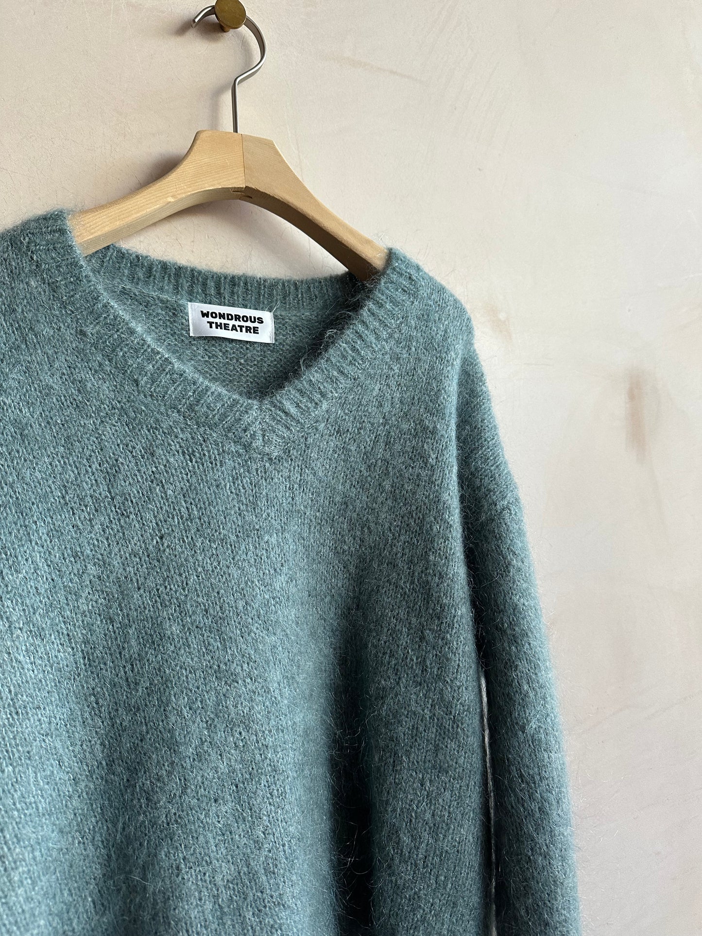 V neck Wool&Mohair Knit -Bluemint-