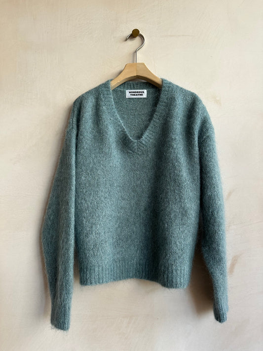 V neck Wool&Mohair Knit -Bluemint-