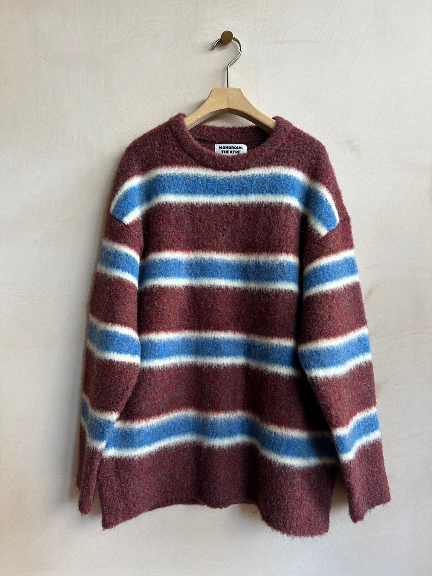 Double stripe jumper -Brick-