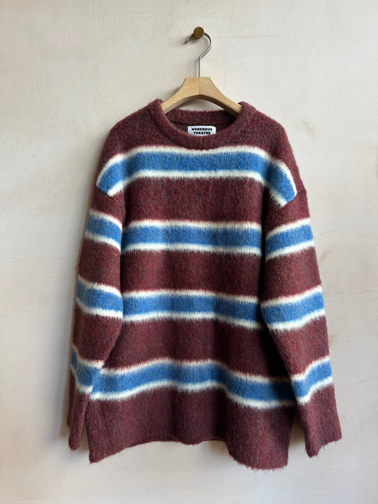 Double stripe jumper -Brick-