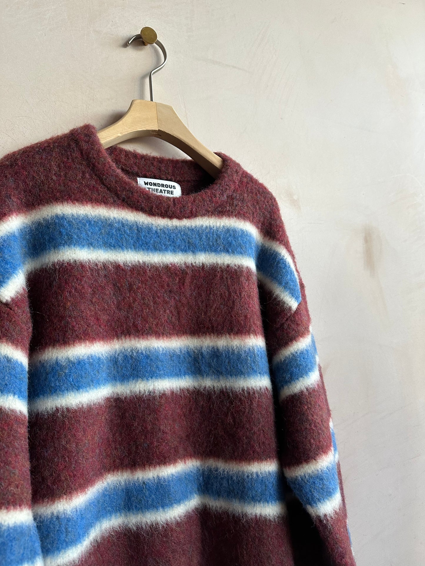 Double stripe jumper -Brick-