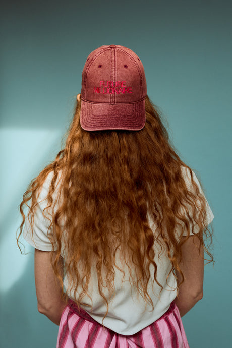 Future milioneir Cap -Burgundy- by kikina