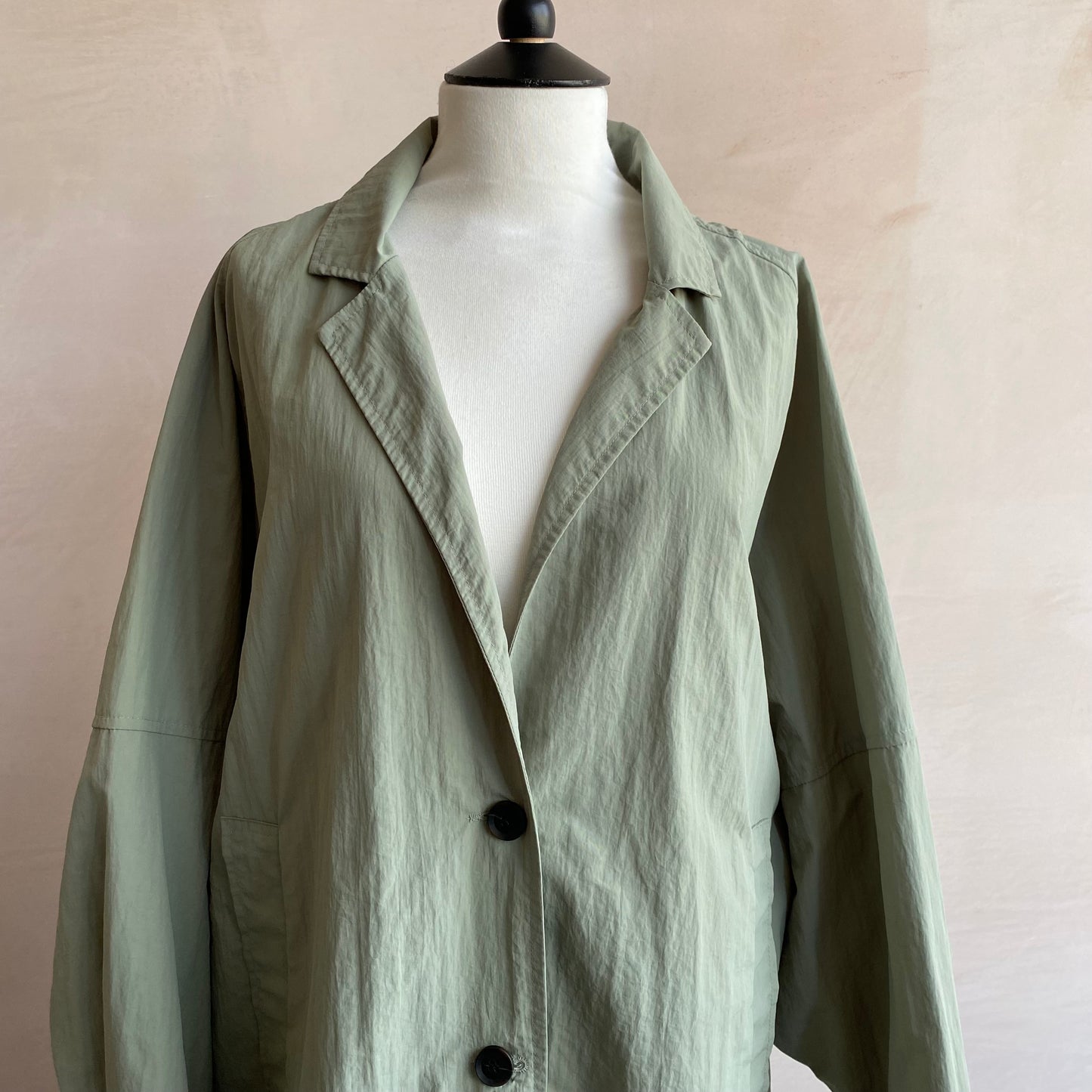 Summer light long Coat -Light Khaki-