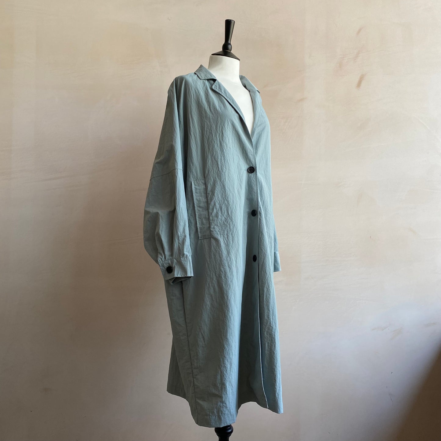 Summer light long Coat -Light blue-