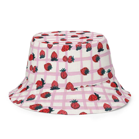 Straberry bucket hat