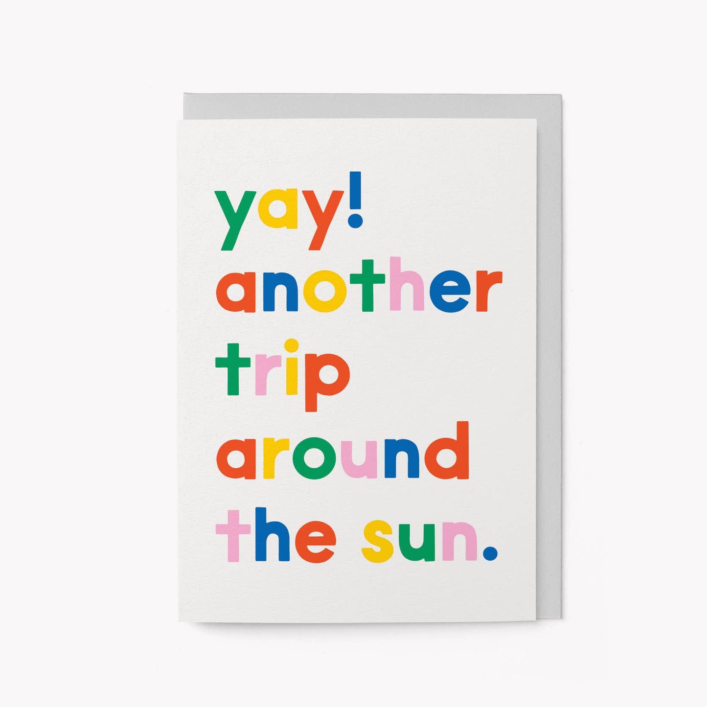Another trip around the sun - Birthday Card: Standard cello