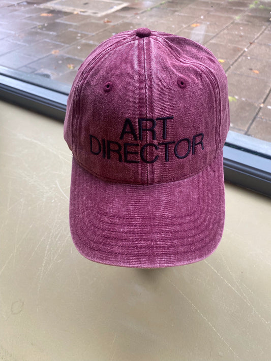 Art Director -Maroon with Black stitch- by kikina