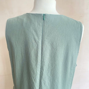 Tuck Long dress -Mint-